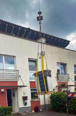 Installation einer Wärmepumpe